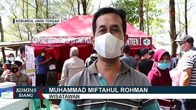 Polres Kebumen Siapkan Mobil Keliling untuk Berikan Vaksinasi bagi Turis Pantai Setrojenar Jateng