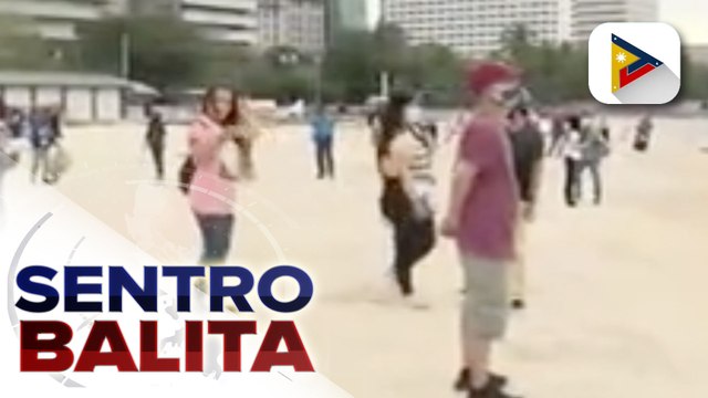 Manila Bay Dolomite beach, pansamantalang binuksan sa publiko; Mga papasyal, inabisuhang mag-register muna online