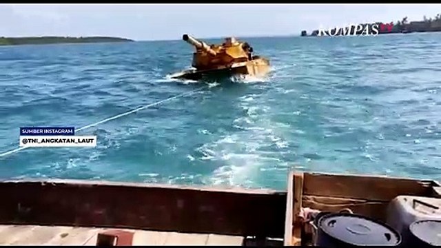 TNI AL Evakuasi Benda Misterius Mirip Tank di Natuna