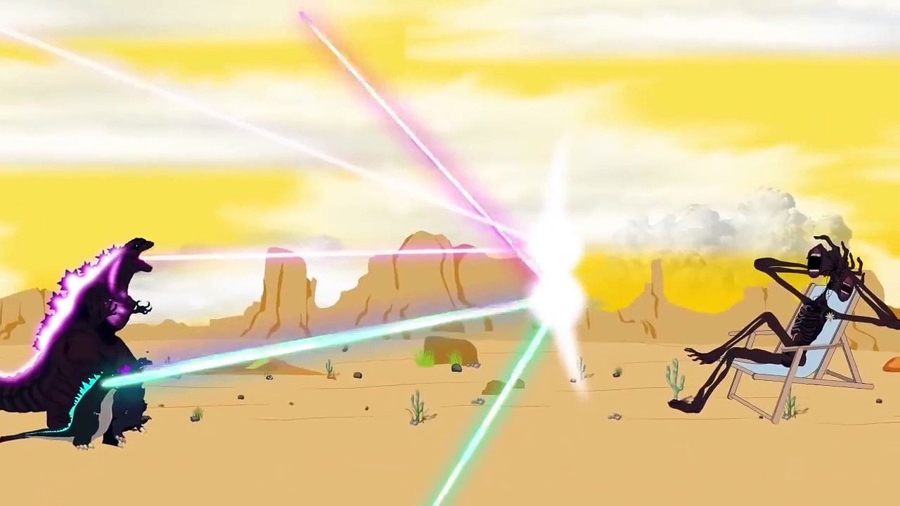 Godzilla vs Kong Evolution of Black Spider Siren Head  Godzilla & Siren Head Movies Animation