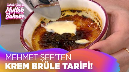 Krem Brüle tatlısı nasıl yapılır? - Zahide Yetiş ile Mutfak Bahane 28 Aralık 2021