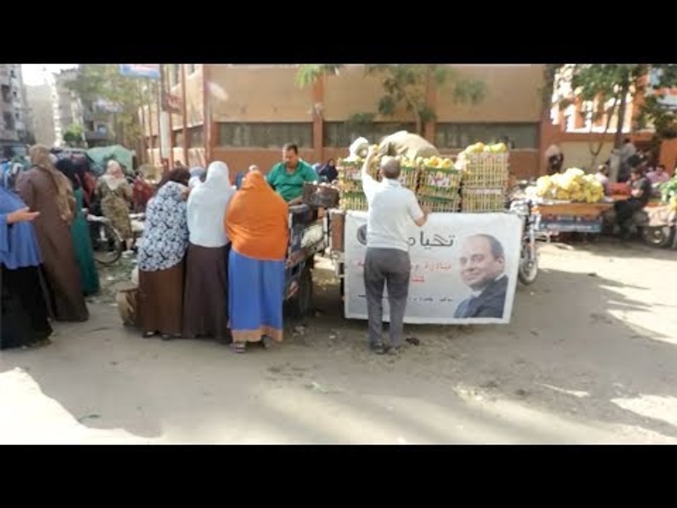 أمن الفيوم يدفع بـ42 سيارة خضراوات وفاكهة بأسعار مخفضة للمواطنين