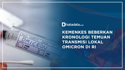 Kemenkes Beberkan Kronologi Temuan Transmisi Lokal Omicron di RI