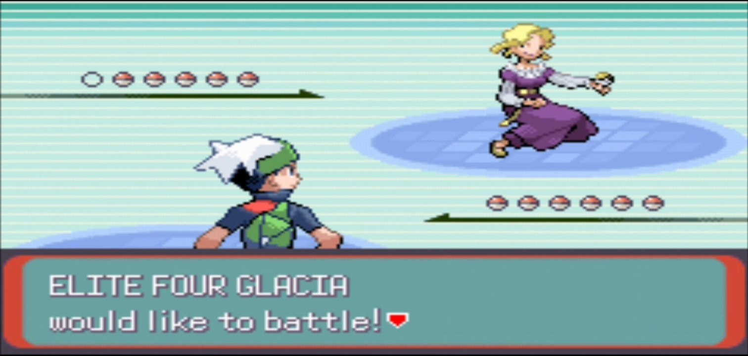 Pokemon Emerald - Hoenn Elite Four Batttle: Glacia