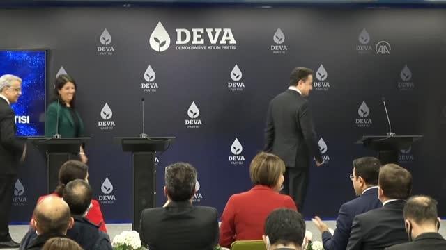 HDP Eş Genel Başkanları Sancar ve Buldan'dan, DEVA Partisi Genel Başkanı Babacan'a ziyaret