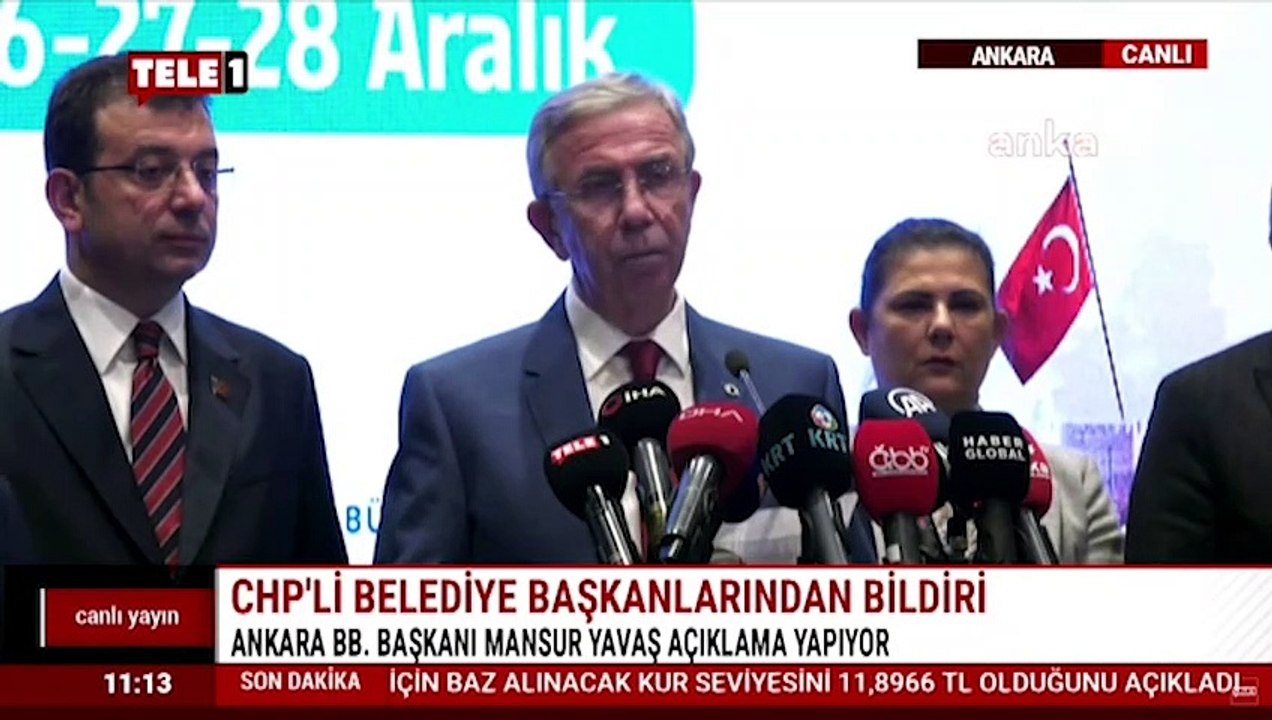 Millet İttifakı belediye başkanlarından ortak bildiri