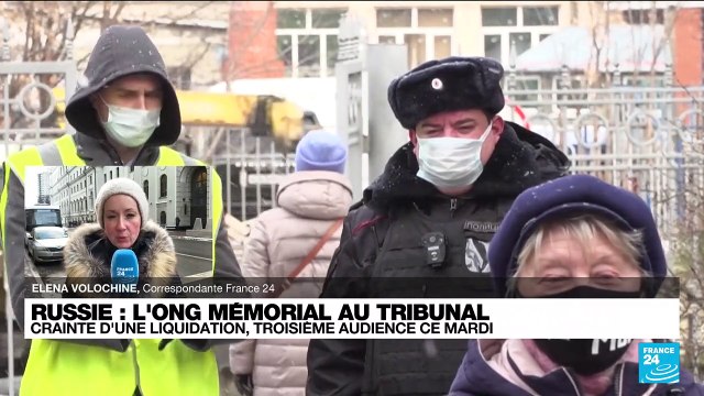 Russie : l'ONG Mémorial au tribunal, crainte d'une liquidation immédiate