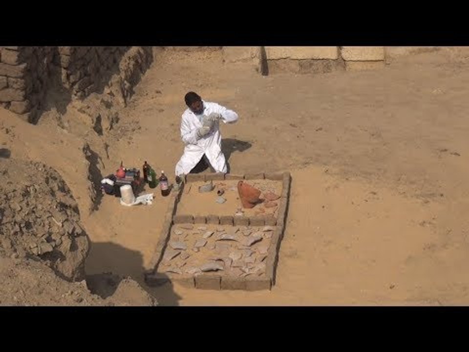 7 مقابر نادرة.. تفاصيل إعلان أكبر اكتشاف أثري بجبانة سقارة