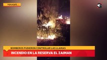 Incendio en la reserva El Zaiman