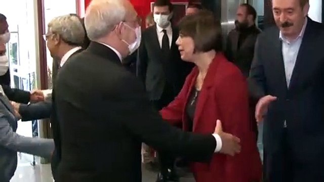 HDP Eş Genel Başkanları Pervin Buldan ve Mithat Sancar, CHP Genel Merkezi'nde Kemal Kılıçdaroğlu'nu ziyaret etti