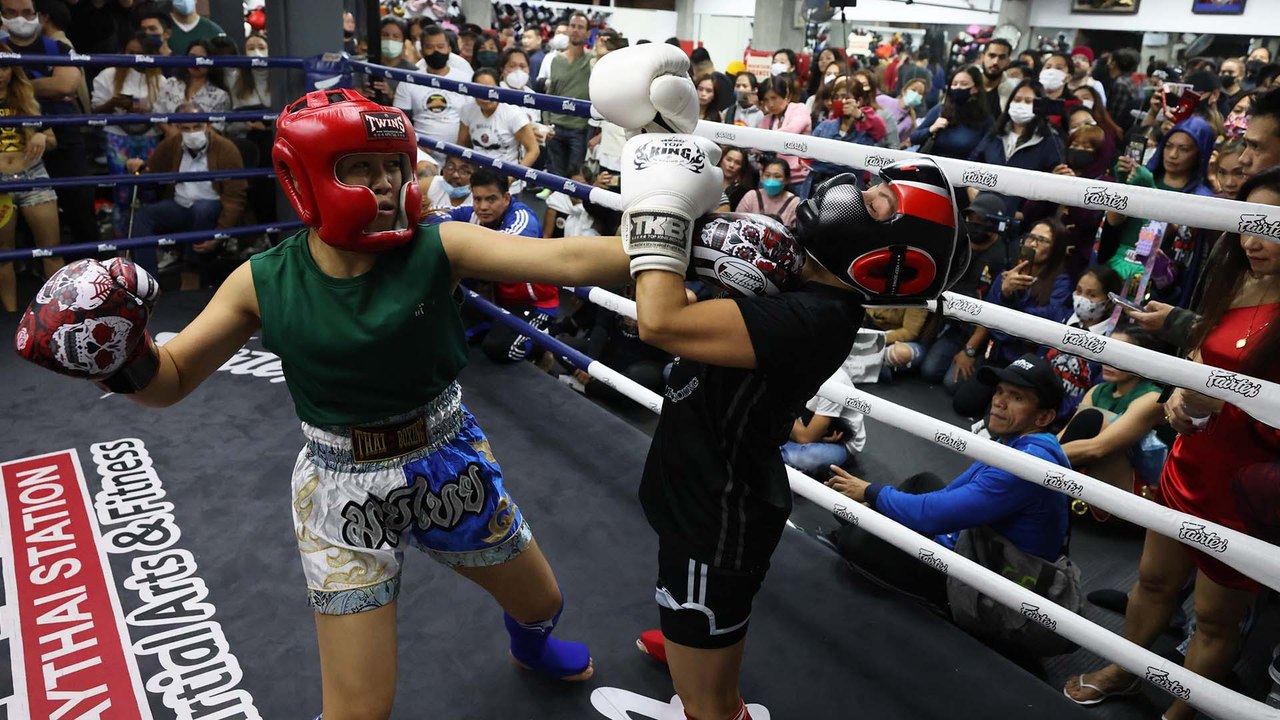 Muay Thai boxing helps Hong Kong domestic helpers beat stress of family separation during pandemic