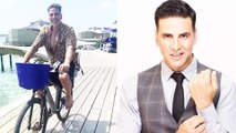 अक्षय कुमार फैमिली के साथ छुट्टियां मनाने पहुंचे मालदीव, रिसोर्ट के बाहर करते दिखे ये काम