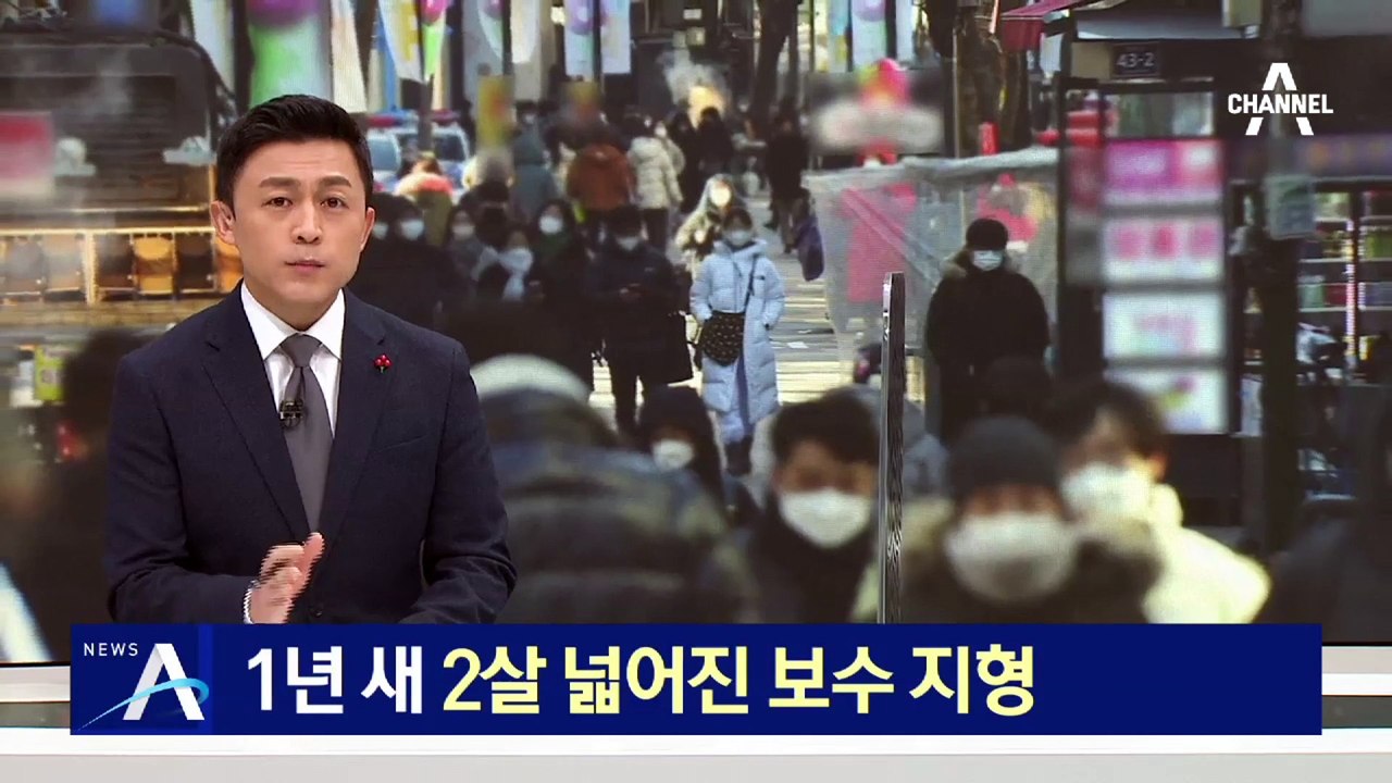 1년 새 2살 넓어진 보수 지형…분기점 57세→55세로