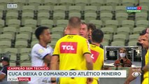 O Clube Atlético Mineiro acordou sem seu treinador de futebol. Alegando problemas familiares, o atual campeão brasileiro e da Copa do Brasil Cuca pediu demissão e deixa o comando do time.