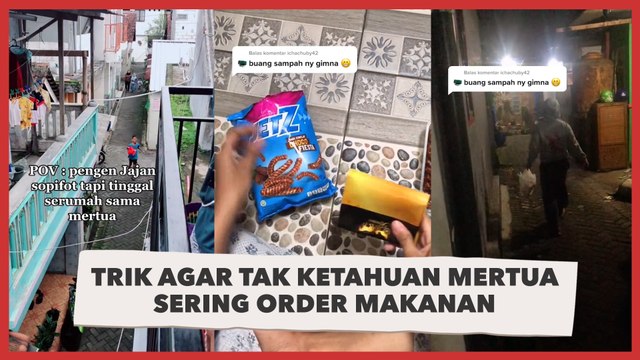 Takut Ketahuan Mertua Sering Order Makanan di Aplikasi Ojol, Tutorial Cewek Ini Disorot