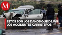 De 2016 a 2020, accidentes en carreteras federales dejaron daños por 5 mil 500 mdp