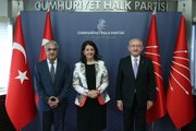 Kılıçdaroğlu, HDP Eş Genel Başkanları Pervin Buldan ve Mithat Sancar ile görüştü