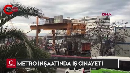 Gebze'de iş cinayeti: Vinçten metro tüneline düşen operatör yaşamını yitirdi