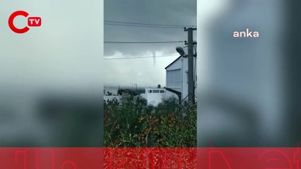 Bodrum'da korkutan hortum