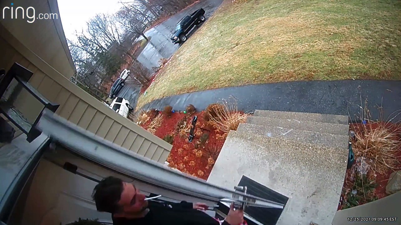 Icy Stairs Cause Comical Slip