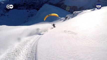 ஸ்பீட்ரைடிங் - பறந்து கொண்டே பனிசறுக்கு  செய்ய முடியுமா?  | Oneindia Tamil