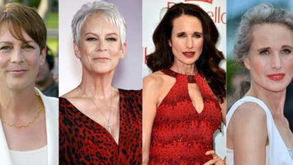 10 avants/après de stars qui ont opté pour les cheveux gris