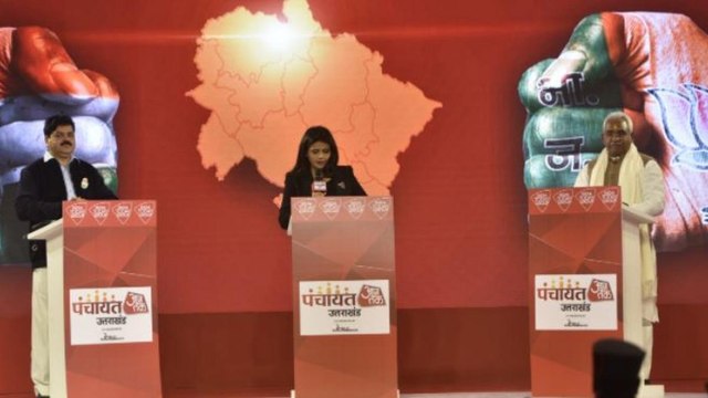 Uttrakhand Polls: Debate between Congress-BJP leaders
