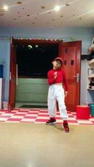Cici's daily street dance practice.