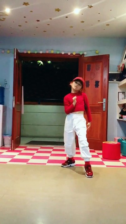 Cici's daily street dance practice.
