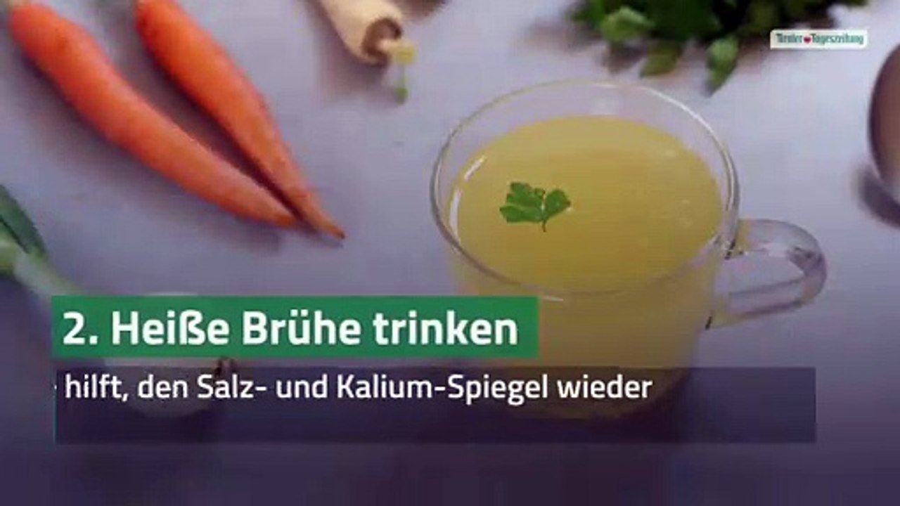 6 Mittel gegen den Feiertagskater