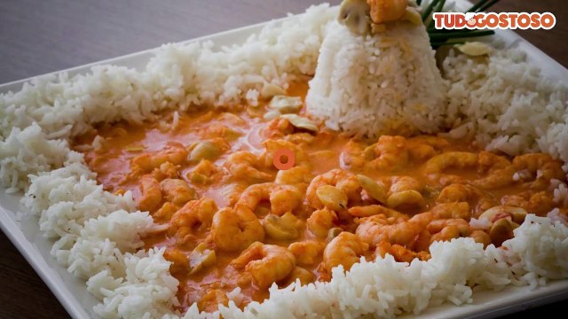 Estrogonofe de Camarão