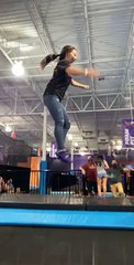 Trampoline Leg Accident