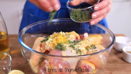 Poulet Riviera au thym frais