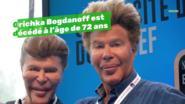 Grichka Bogdanoff est décédé à l’âge de 72 ans