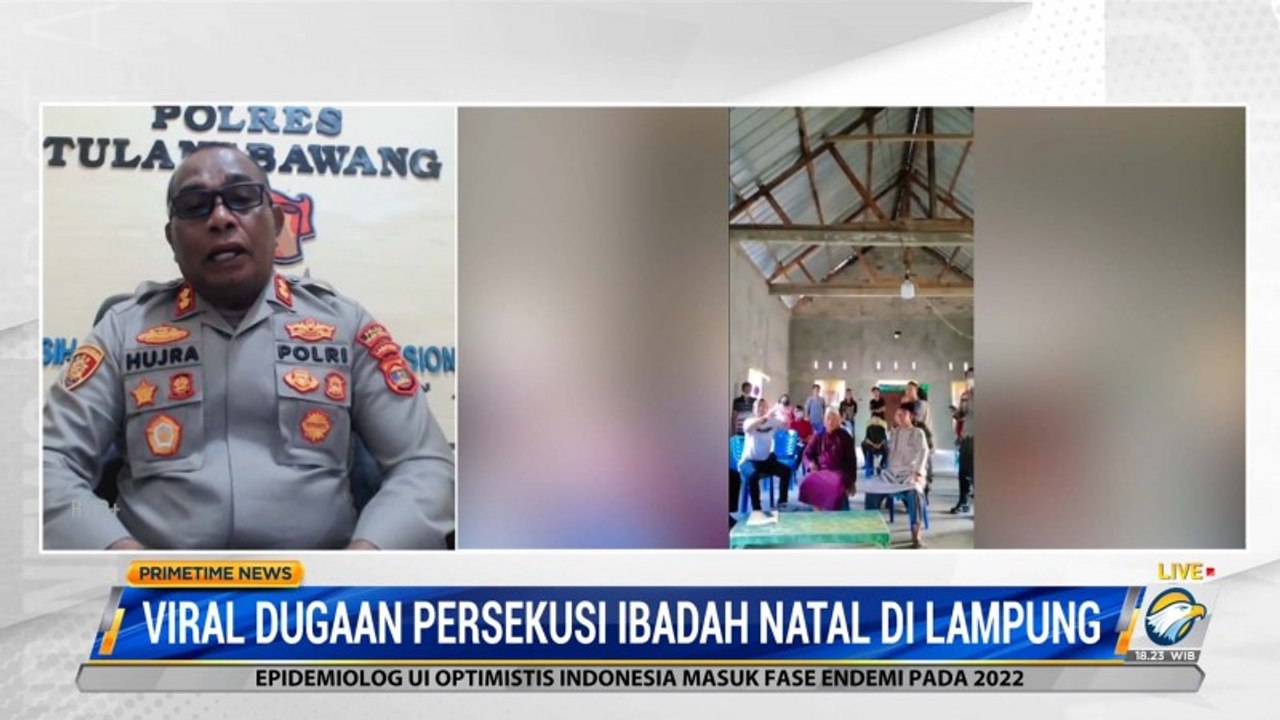 Kronologi Video Viral Dugaan Persekusi Ibadah Natal di Lampung