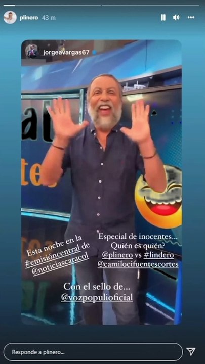 Inocentada que le hicieron a Alberto Linero en Noticias Caracol