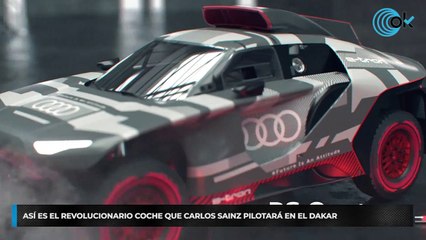Así es el revolucionario coche que Carlos Sainz pilotará en el Dakar