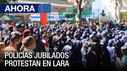 Policías jubilados en #Lara protestan por incumplimiento en los pagos - #28Dic - Ahora