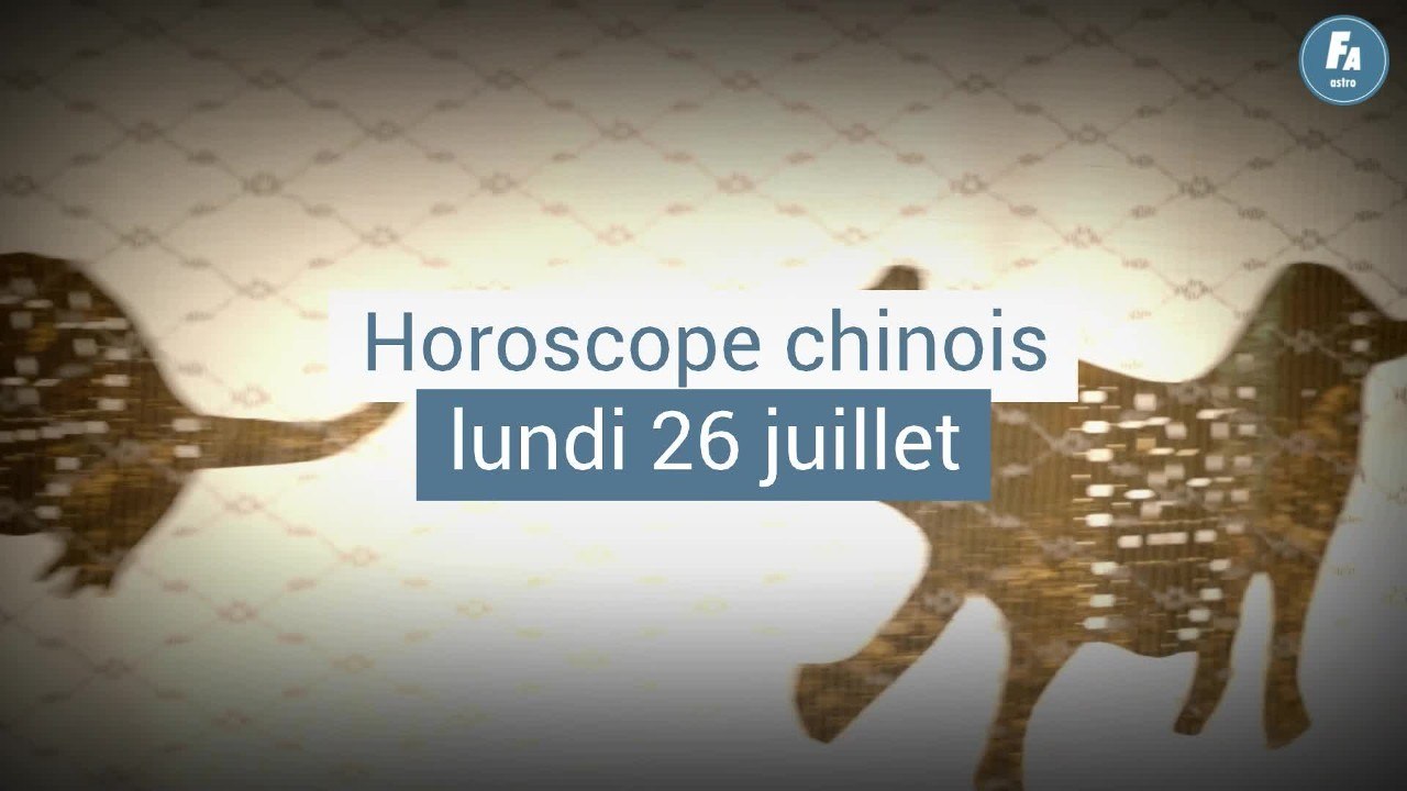 FEMME ACTUELLE - Horoscope chinois du jour, Cochon de bois, du lundi 26 juillet 2021