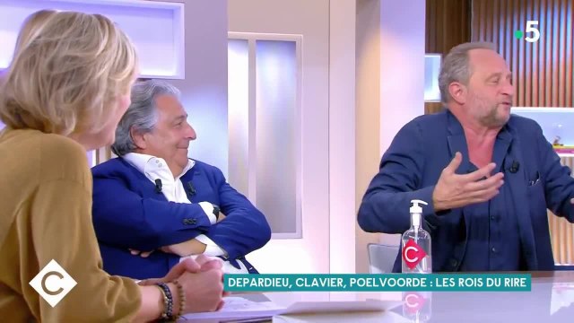 FEMME ACTUELLE - Benoît Poelvoorde et Christian Clavier pris d'un fou rire en évoquant une scène avec Gérard Depardieu