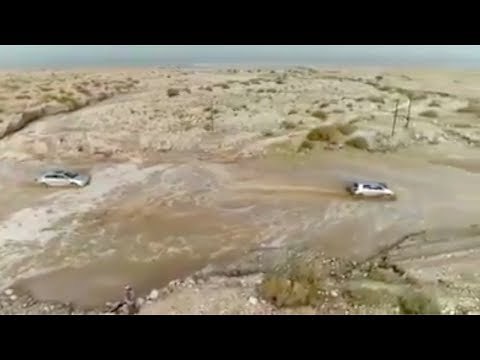 سيول تضرب البحر الميت في الأردن وارتفاع حالات الوفاة لـ21 شخصا