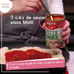 CUISINE ACTUELLE - Hop hop hop : pizza sans four (au grill)