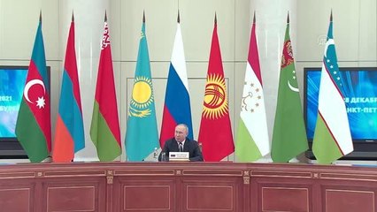 ST. PETERSBURG - Bağımsız Devletler Topluluğu, "Kovid-19 salgını" gündemiyle gayriresmi toplandı