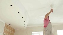 How to Paint a Ceiling Without Getting Paint On Everything, Including Your Floors And Your