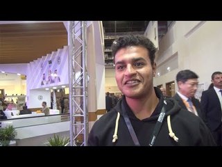 محمد طالب من قنا حضر معرض إيديكس:جاي أشوف التطور اللي في البلد