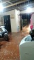Chuva de granizo e temporal causa estragos em Mafra
