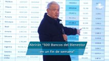 En enero iniciarán operaciones 500 sucursales del Banco del Bienestar: AMLO