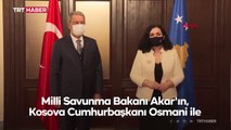 Bakan Akar ile Kosova Cumhurbaşkanı Osmani arasında 'Türkçe' diyaloğu