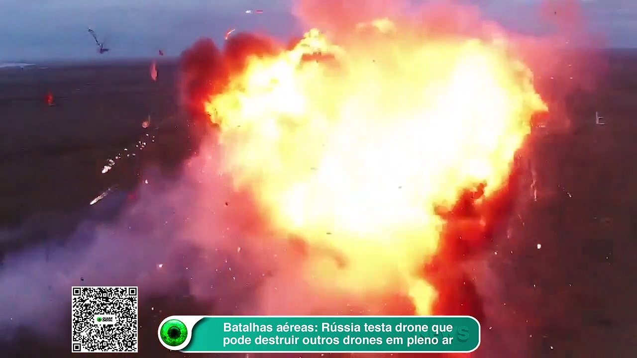 Batalhas aéreas: Rússia testa drone que pode destruir outros drones em pleno ar