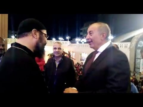 محافظ البحر الأحمر يزور كنيسة الأنبا شنودة للتهنئة بعيد الميلاد